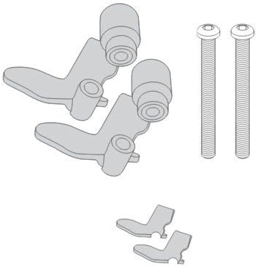 Givi PLR5118KIT Side Case Pannier Hardware Kit for PLR5118 Side Case Pannier Holder