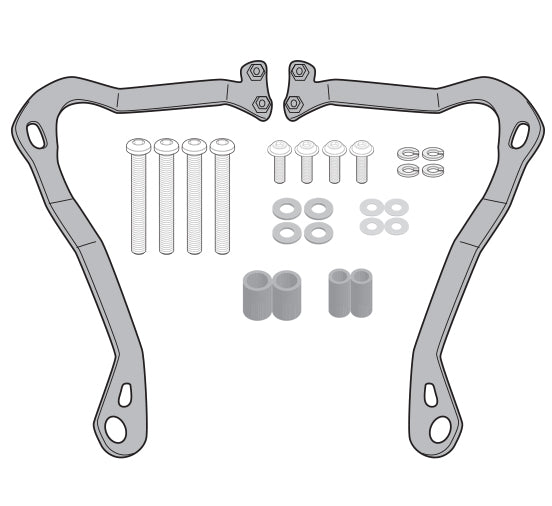 Givi AL9055A Windshield Mounting Kit for 100AL/100ALB/140A/140S Windshields