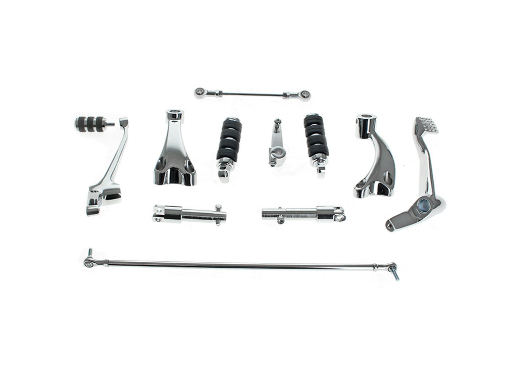 RSS HAR-01-186 Forward Controls Chrome for Harley-Davidson Sportster 04-13