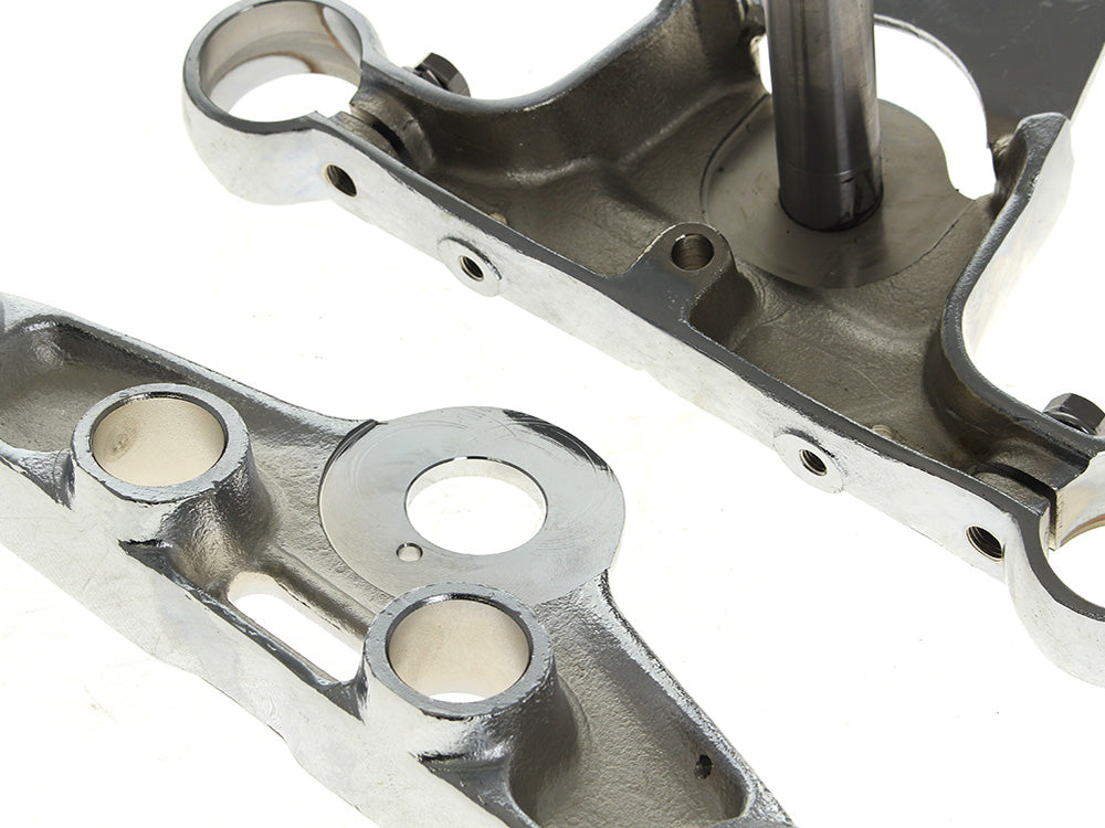RSS HAR-04-203D Triple Tree Kit Chrome for Harley-Davidson FX Softail 84-99/FXWG 80-86 Models