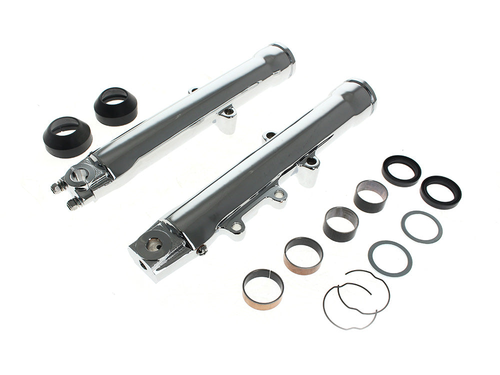 RSS HAR-04-340 Fork Sliders Chrome for Harley-Davidson FL Softail 86-99