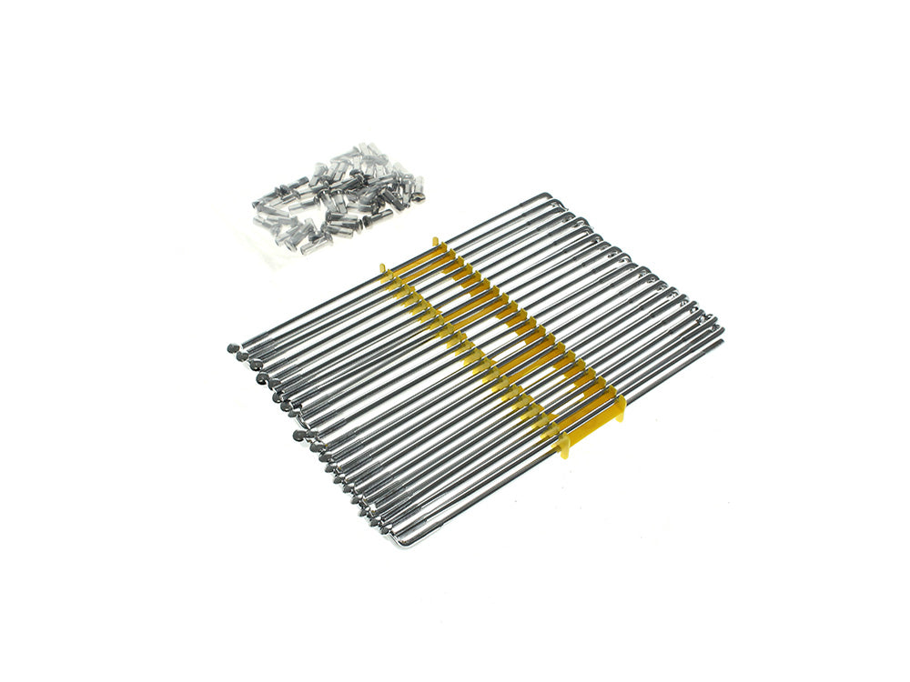 RSS HAR-10-738 21" Spokes Chrome for Original Style H-D Drop Center Rims & Genuine Harley-Davidson Smooth Profile Rims when used in conjunction w/97-Up Harley-Davidson Style Wide Glide Front Hub