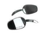 RSS HAR-18-443 Asshole Mirrors w/Arrowhead Design Chrome