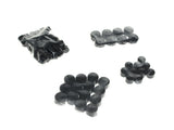 RSS HAR-2452 Engine, Transmission & Primary Kool Kaps Bolt Cover Kit Black for Harley-Davidson Twin Cam/Evolution Models
