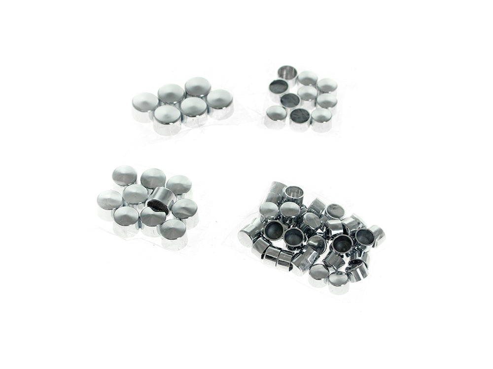 RSS HAR-2464 Engine, Transmission & Primary Kool Kaps Bolt Cover Kit Chrome for Harley-Davidson Milwaukee-Eight 17-Up