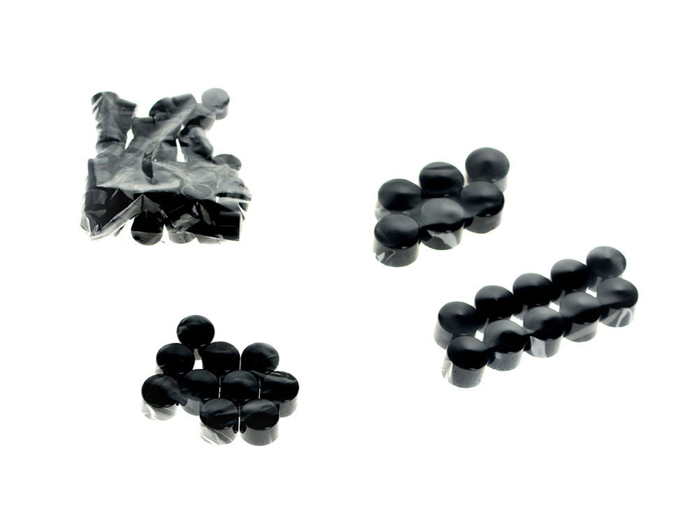 RSS HAR-2465 Engine, Transmission & Primary Kool Kaps Bolt Cover Kit Black for Harley-Davidson Milwaukee-Eight 17-Up