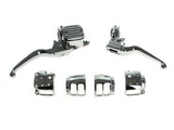 RSS HAR-26-067 Handlebar Control Kit Chrome for Single Disc Harley-Davidson Big Twin 96-10/Sportster 96-03 Models