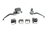 RSS HAR-26-140 Handlebar Control Kit Chrome for Single Disc Harley-Davidson Softail 11-14/Dyna 12-17 Models