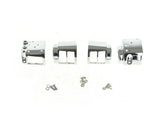 RSS HAR-26-213 Handlebar Control Kit Chrome for Single Disc Harley-Davidson Big Twin/Sportster 82-95 Models