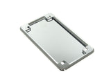 RSS HAR-9166 Number Plate Frame w/4" x 7" Backing Plate Chrome