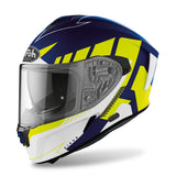 Airoh Spark Rise Matte Blue/Yellow Helmet