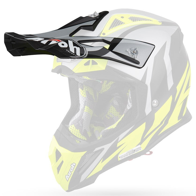 Airoh HAZV6054 Replacement Peak for Aviator 2.3 Helmets Great Matte Yellow