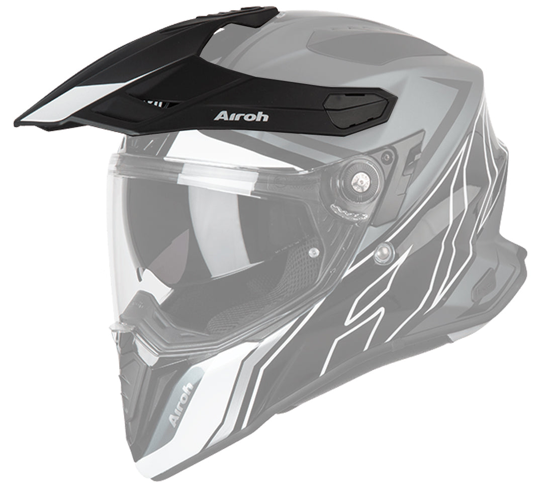 Airoh HAZV6308 Replacement Peak for Commander Helmets Duo Gloss/Matte Black