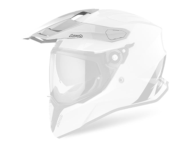 Airoh HAZV6312 Replacement Peak for Commander Helmets Color Gloss White