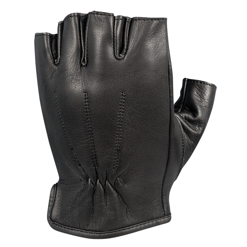 MotoDry HD Fingerless Black Gloves