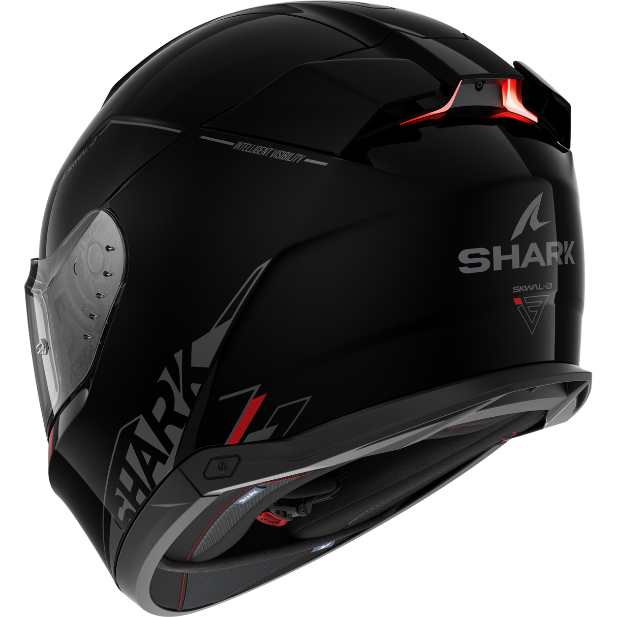 Shark Skwal i3 Blank SP Black/Anthracite/Red Helmet