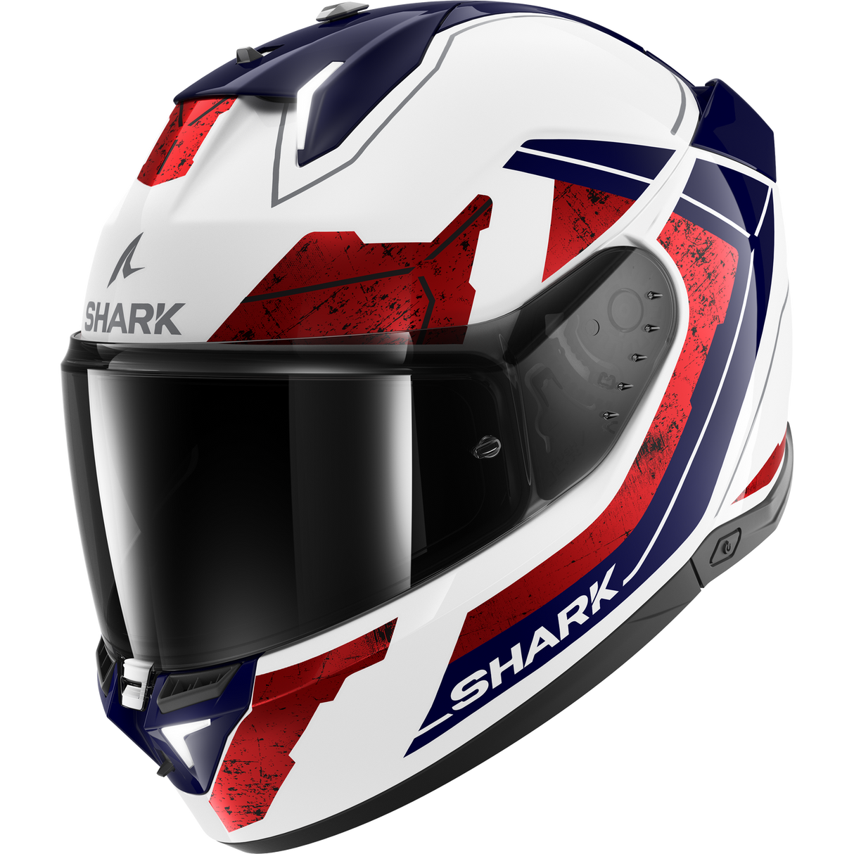 Shark Skwal i3 Rhad White/Chrome/Red Helmet