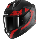 Shark Skwal i3 Rhad Matte Black/Chrome/Red Helmet