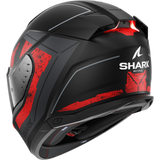 Shark Skwal i3 Rhad Matte Black/Chrome/Red Helmet