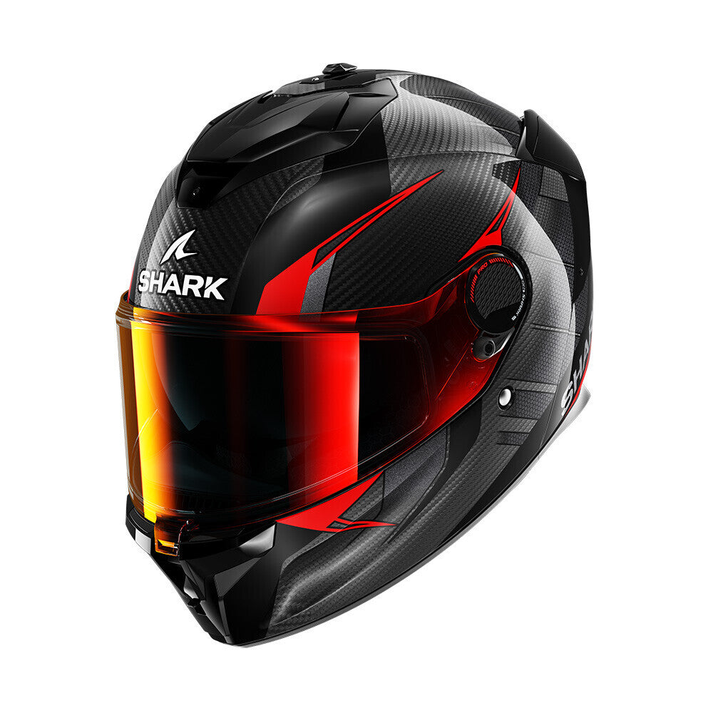 Shark Spartan GT Pro Carbon Kultram Black/Red Helmet – EasyR