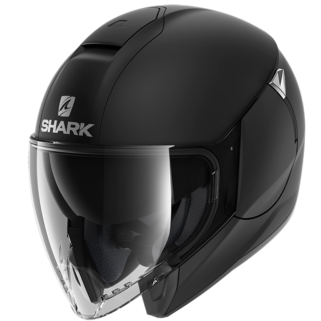 Shark Citycruiser Blank Matte Black Helmet [Size:MD] [INTERNAL]