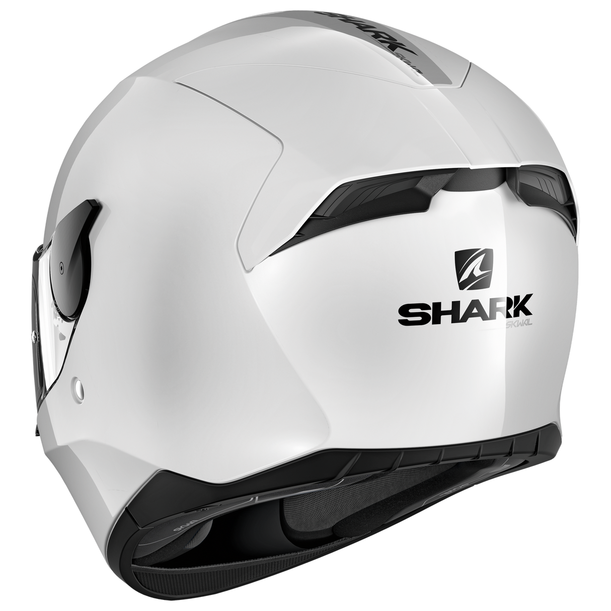 Shark D-Skwal 2 Blank White Helmet [Size: MD] [INTERNAL]