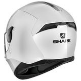 Shark D-Skwal 2 Blank White Helmet [Size: LG] [INTERNAL]