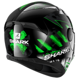 Shark D-Skwal 2 Penxa Black/Green/Yellow Helmet [Size: SM] [INTERNAL]