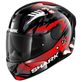 Shark D-Skwal 2 Penxa Black/Red/Anthracite Helmet [Size: XS] [INTERNAL]