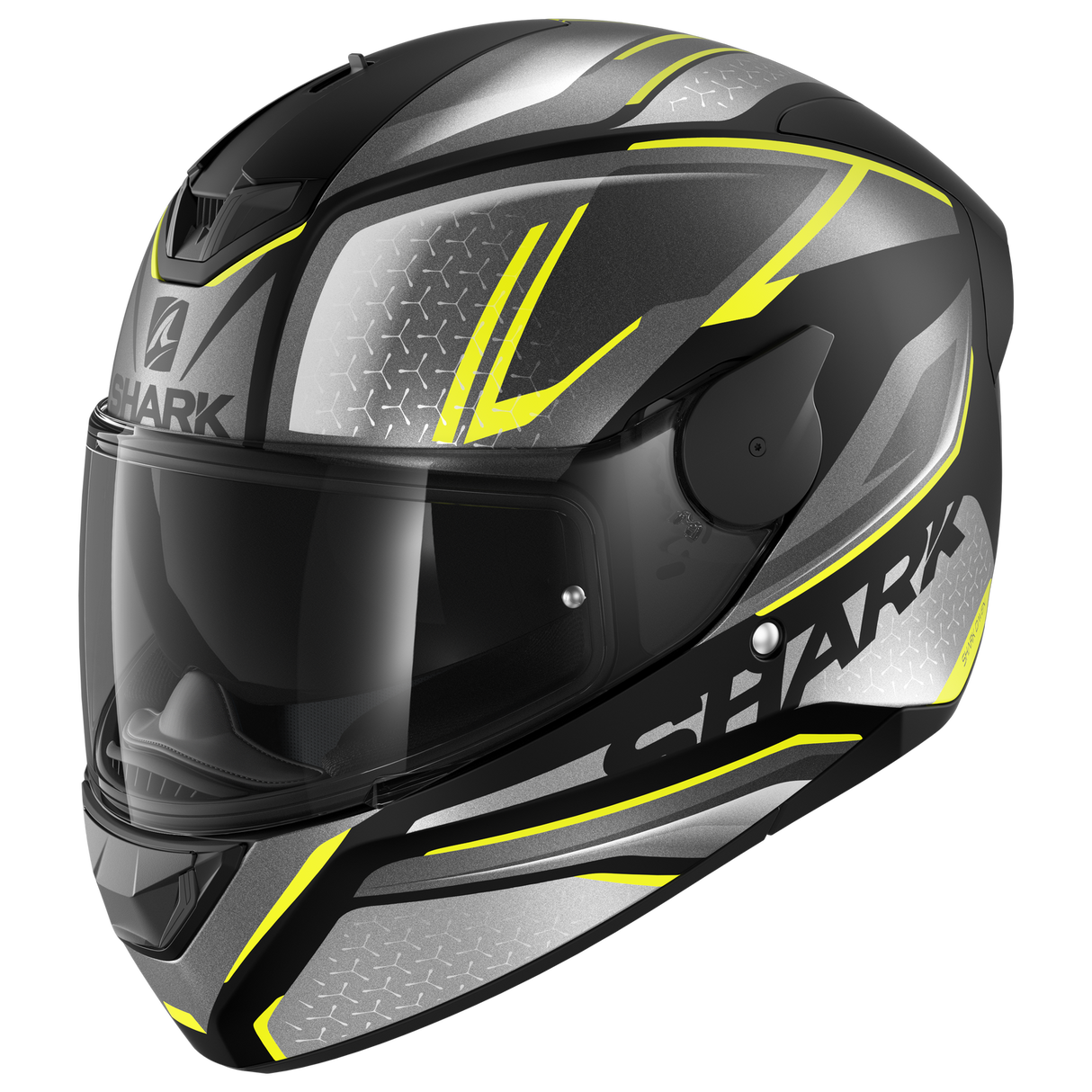 Shark D-Skwal 2 Daven Matte Black/Anthracite/Yellow Helmet