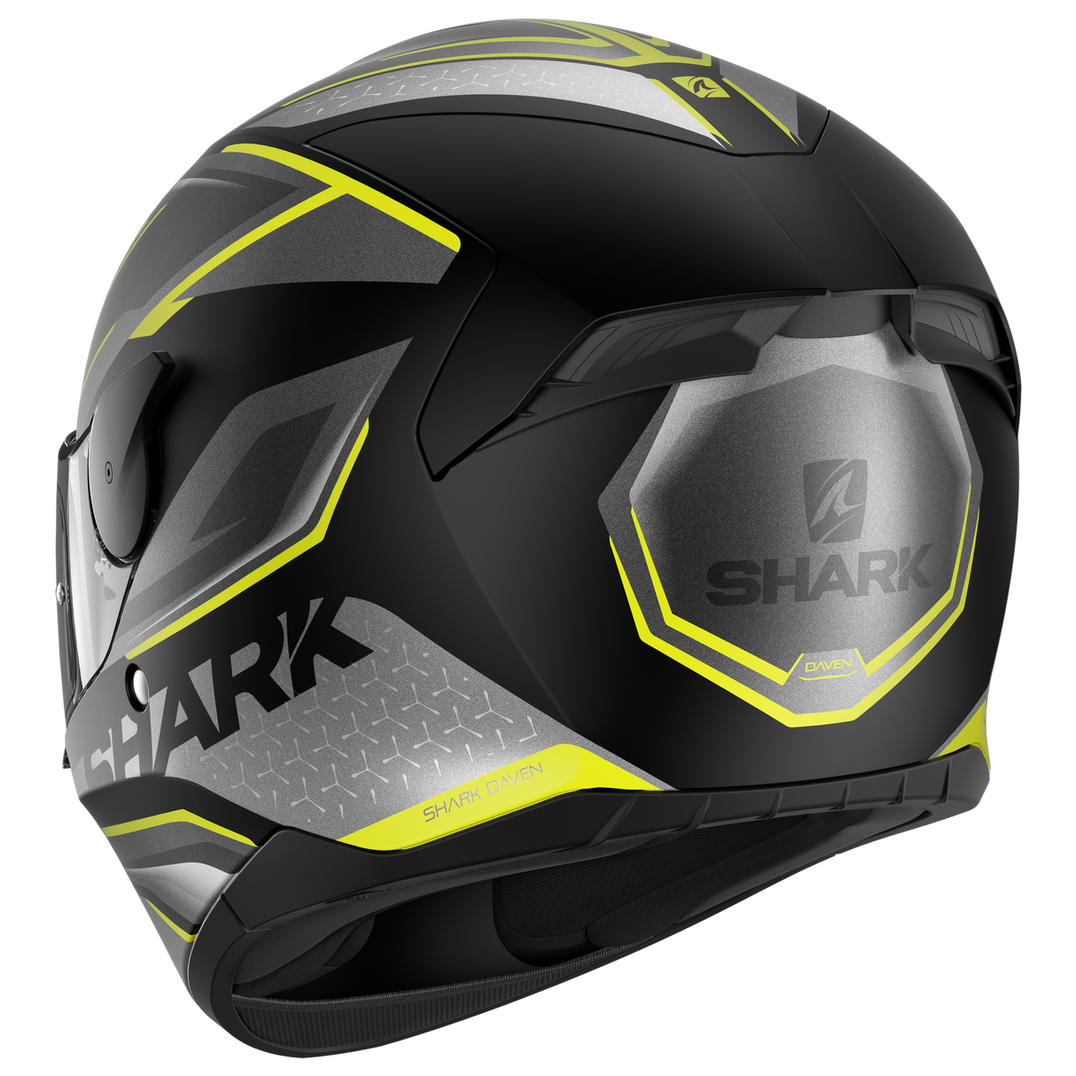 Shark D-Skwal 2 Daven Matte Black/Anthracite/Yellow Helmet