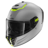 Shark Spartan RS Blank SP Matte Silver/Yellow Helmet