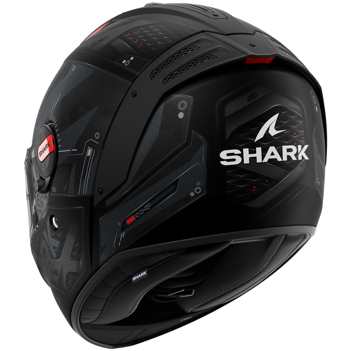 Shark Spartan RS Stingrey Black/Anthracite/Red Helmet