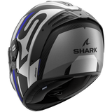 Shark Spartan RS Carbon Shawn Blue/Silver Helmet