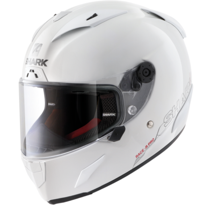 Shark Race-R Pro White Helmet