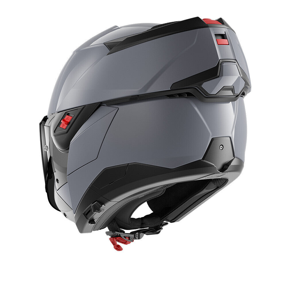 Shark OXO Dark Shadow Gun Silver Helmet