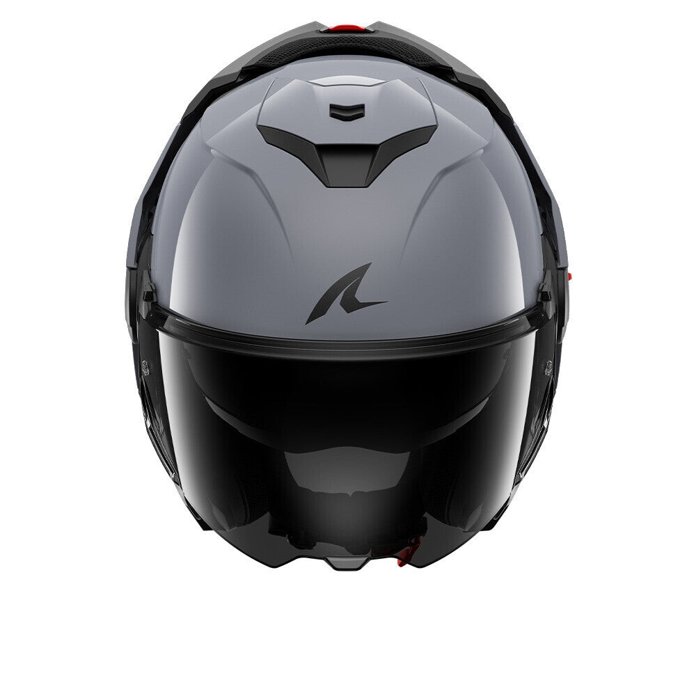 Shark OXO Dark Shadow Gun Silver Helmet