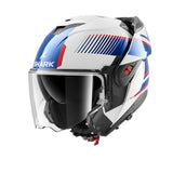 Shark OXO Sikter White/Chrome/Blue Helmet