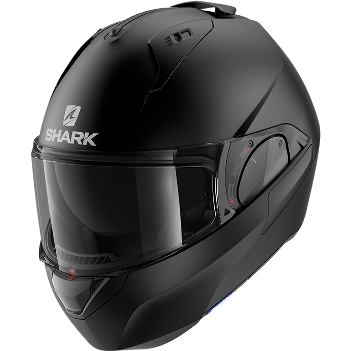 Shark Evo ES Blank Matte Black Modular Helmet