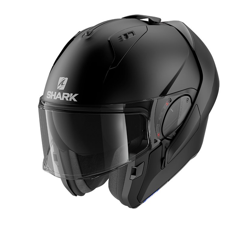 Shark Evo ES Blank Matte Black Modular Helmet