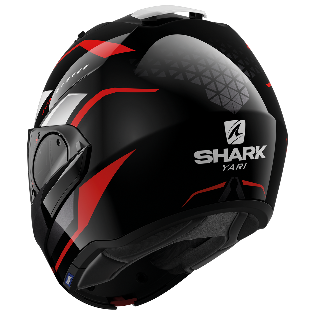 Shark Evo ES Yari Black/Red/White Modular Helmet [Size: XS] [INTERNAL]