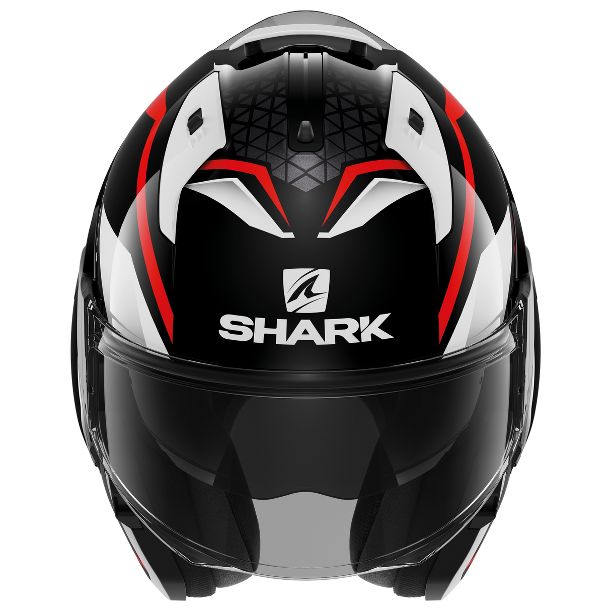 Shark Evo ES Yari Black/Red/White Modular Helmet [Size: XS] [INTERNAL]