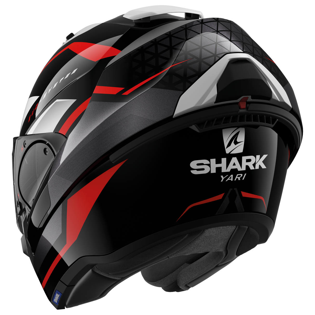 Shark Evo ES Yari Black/Red/White Modular Helmet [Size: XS] [INTERNAL]