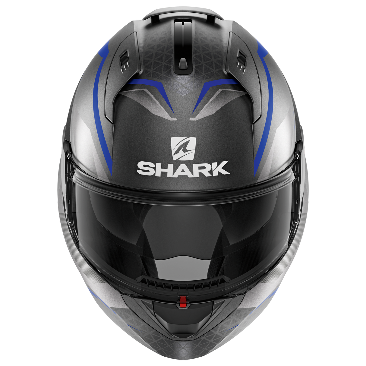 Shark Evo ES Yari Matte Anthracite/Blue/Silver Modular Helmet