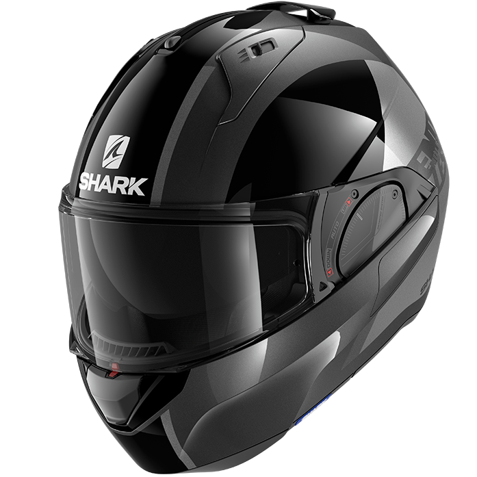 Shark Evo ES Endless Anthracite/Black/Anthracite Modular Helmet