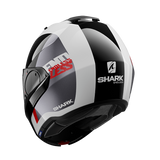 Shark Evo ES Endless White/Black/Red Modular Helmet