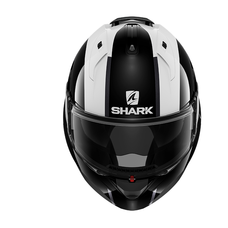 Shark Evo ES Endless White/Black/Red Modular Helmet