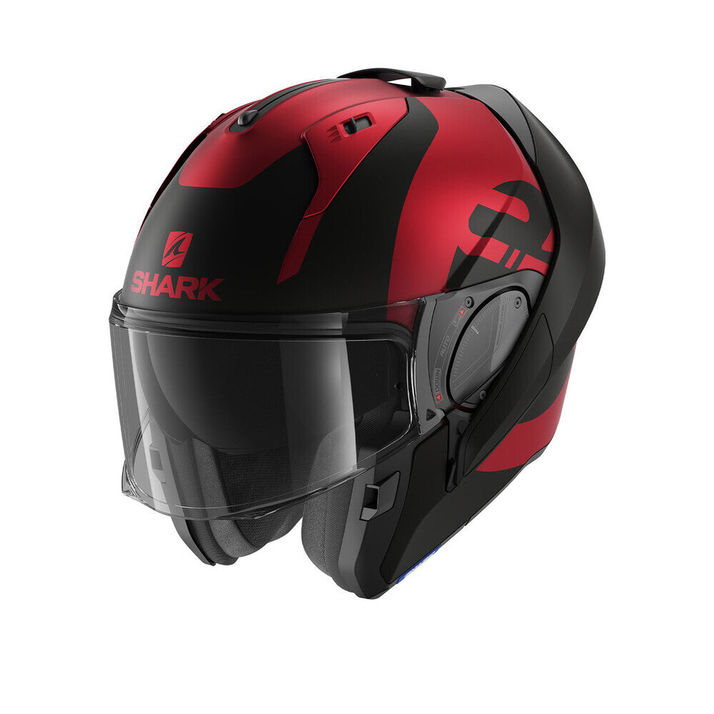 Shark Evo ES Kedje Matte Red/Black Helmet Modular Helmet