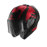 Shark Evo ES Kedje Matte Red/Black Helmet Modular Helmet