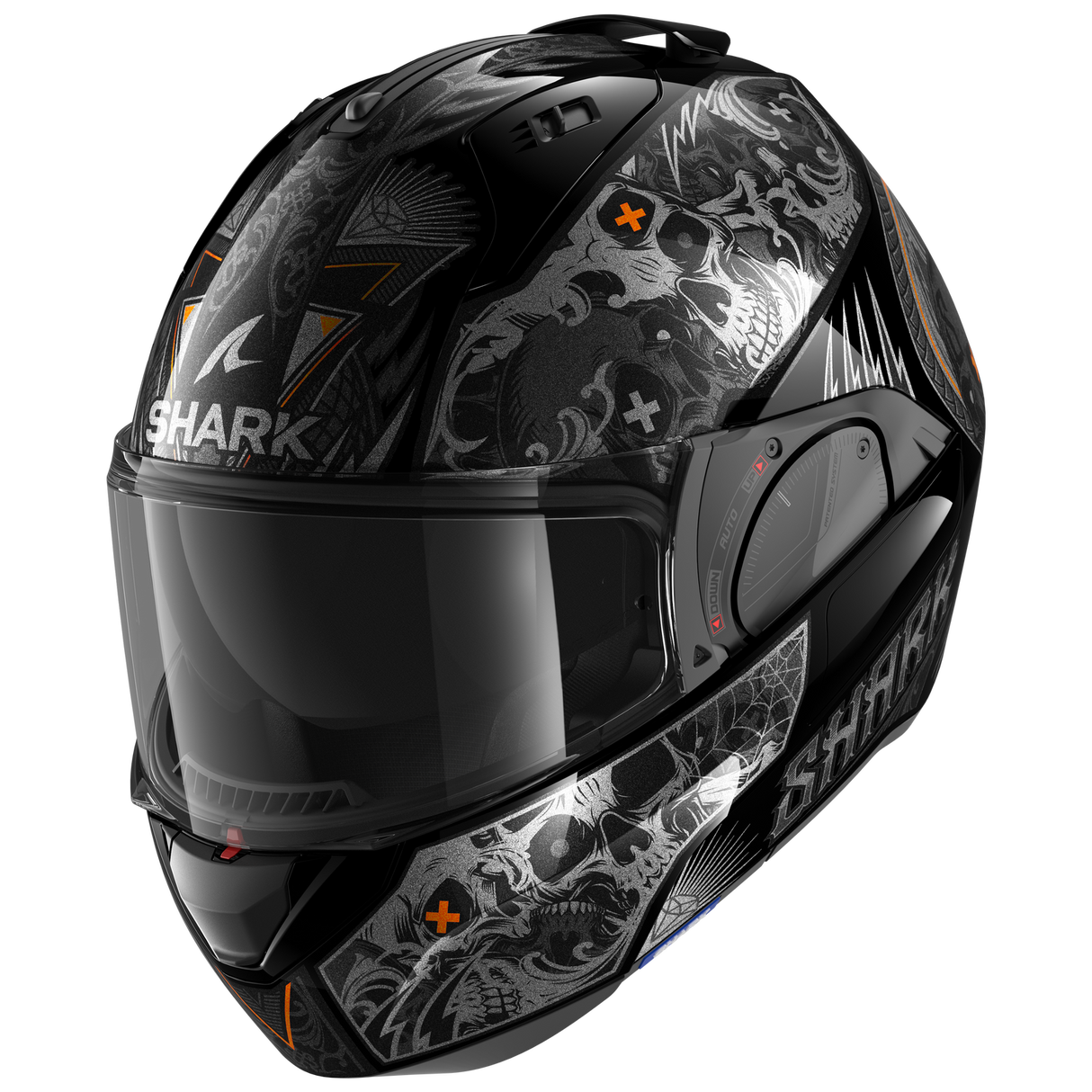 Shark Evo ES K-Rozen Black/Anthracite/Orange Modular Helmet